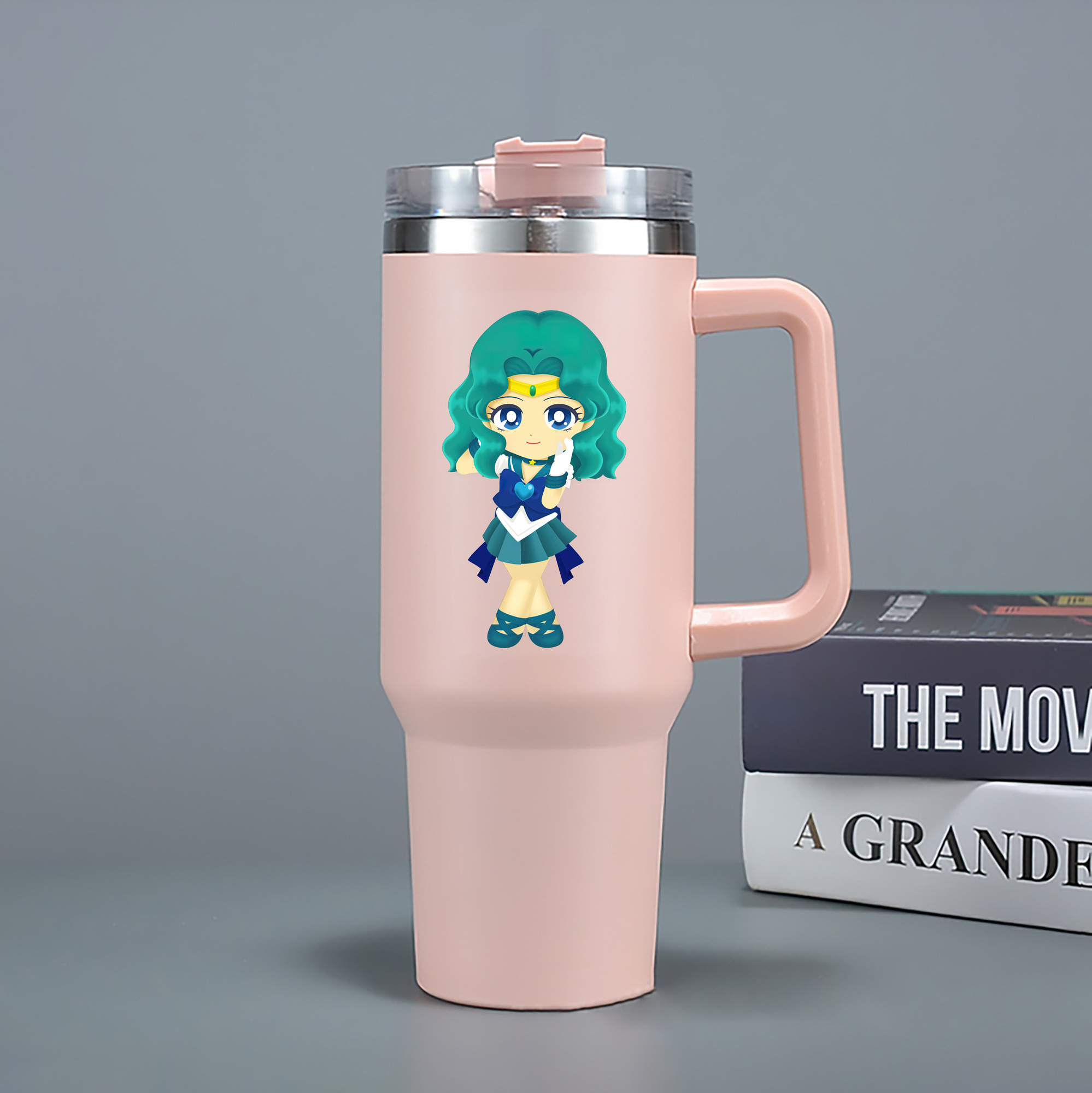 （画像用） 美少女戦士セーラームーン 海王 みちる（かいおう みちる） Sailor Moon Kaiou Michiru 1200mL車用タンブラー（カラープリント）